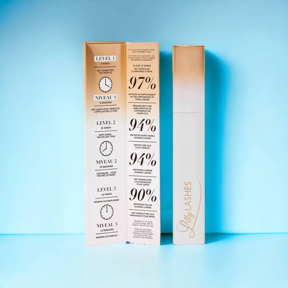 LILLY LASHES Level Up Lash Enhancing Serum Grows Longer Lashes